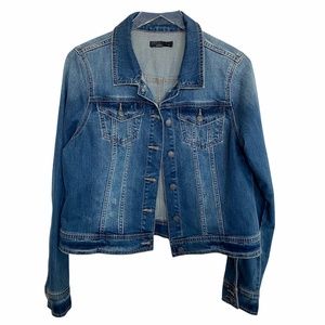 Prana Dree Crop Denim Jean Jacket